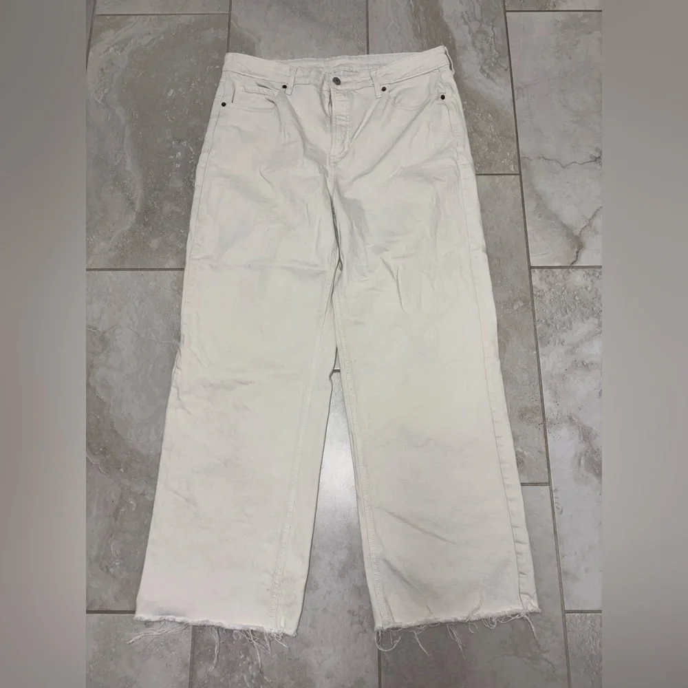 Old Navy Jeans Womens 16 Sky Hi Extra High Rise Wide Leg Secret Smooth Pockets - Picture 2 of 4